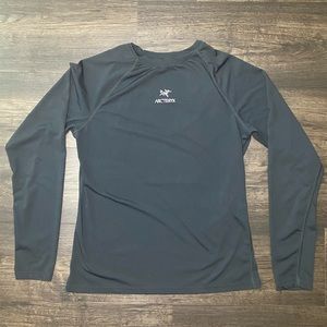 Arc’teryx Womens Black Longsleeve Logo Top